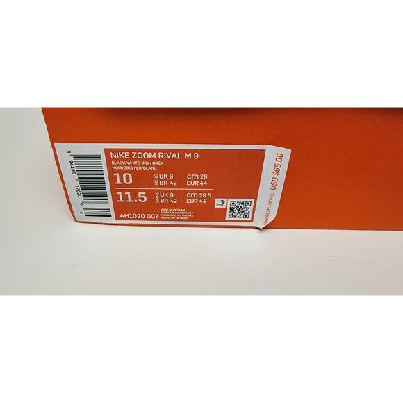 Nike Zoom Rival Track Field Running Shoes Mens US 10 - Picture 13 of 14